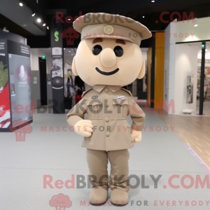 Mascottefiguur van een...