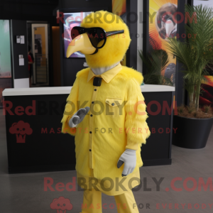 Mascottefiguur van een...