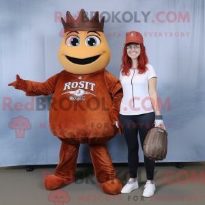 Mascot character of a Rust...
