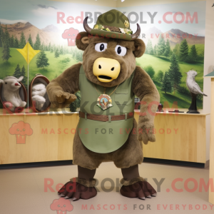 Mascot karakter van een...