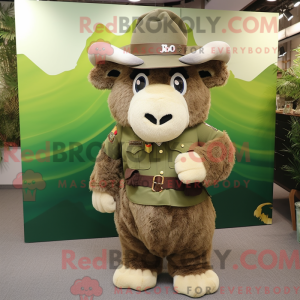 Mascot character of a Olive...