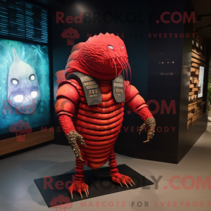 Mascot character of a Red...