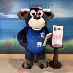 Mascot character of a Navy...