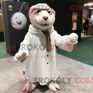 Mascottefiguur van een...