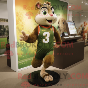 Mascot character of a Olive...