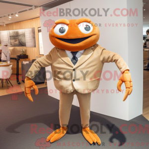 Mascottefiguur van een...