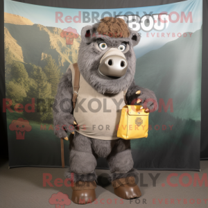 Mascot karakter van een...