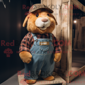 Mascot character of a Rust...