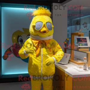 Mascot karakter van een...