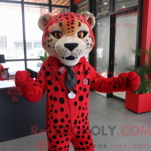 Mascot character of a Red...