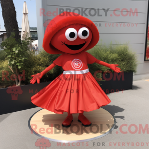 Mascot character of a Red...