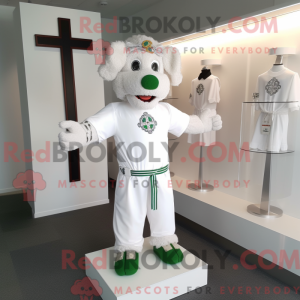 Mascot character of a White...
