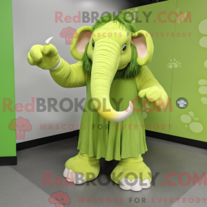 Mascot character of a Lime...