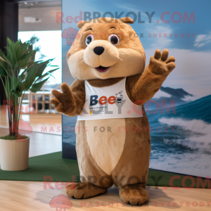 Mascot karakter van een...