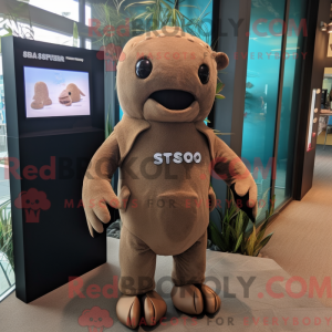 Mascot karakter van een...