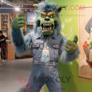 Mascot character of a Green...