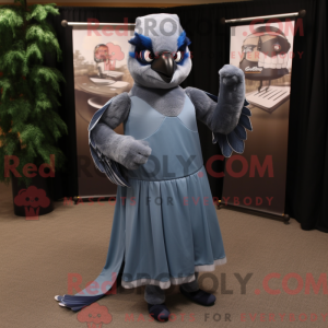 Mascot character of a Gray...