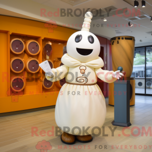 Mascot character of a Cream...