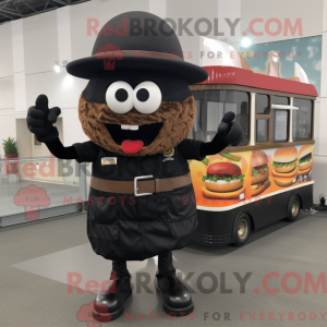 Mascot character of a Black...