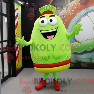 Mascottefiguur van een...
