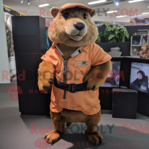 Mascot karakter van een...