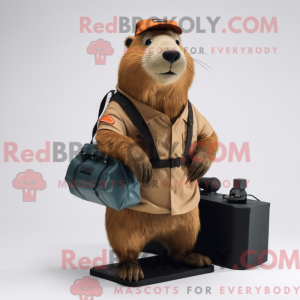 Mascot karakter van een...