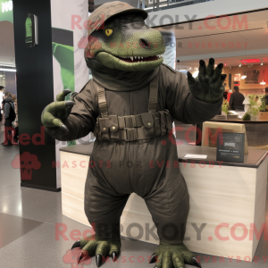 Mascot character of a Black...