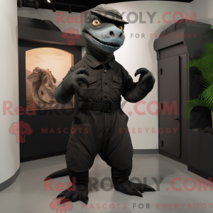 Mascot character of a Black...