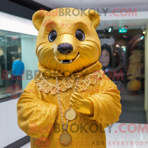 Mascot character of a Gold...