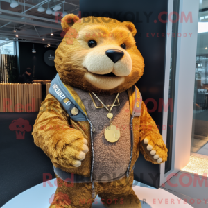 Mascot karakter van een...