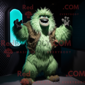 Personagem de máscara de um...