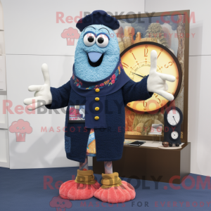 Mascot character of a Navy...
