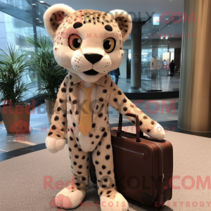 Mascotkarakter af en gepard...