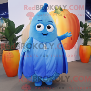 Mascot character of a Blue...