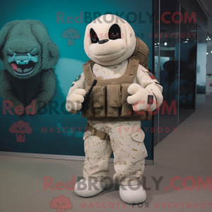 Mascot character of a Cream...