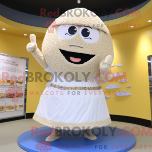 Mascot character of a Cream...