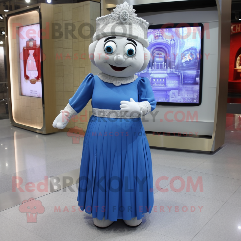 nan Television mascot costume character dressed with a Empire Waist Dress and Watches nan Television mascot costume character dressed with a Empire Waist Dress and Watches