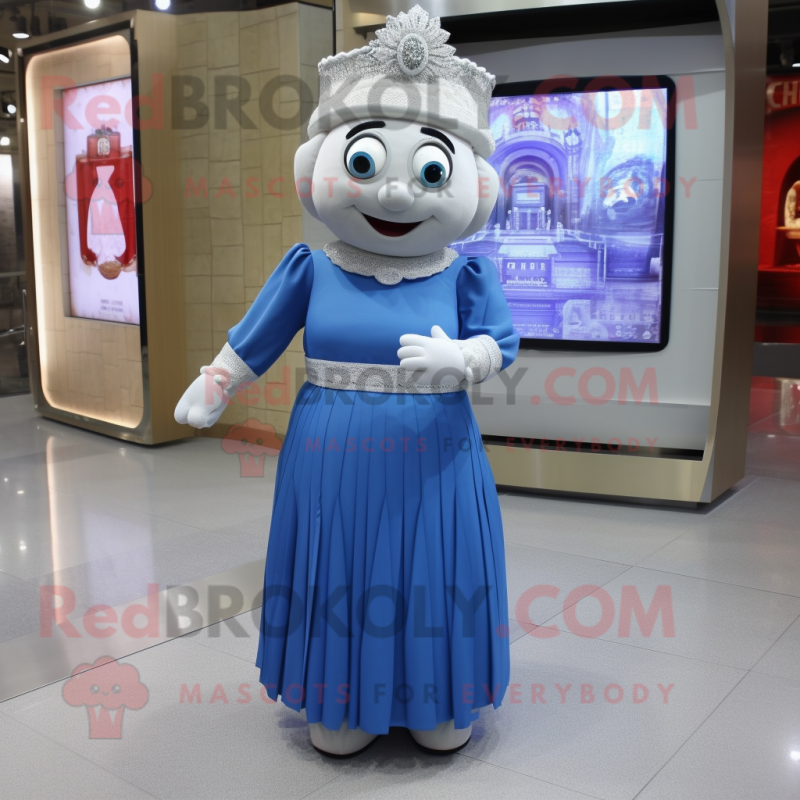 nan Television mascot costume character dressed with a Empire Waist Dress and Watches