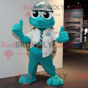 Mascottekarakter van een...