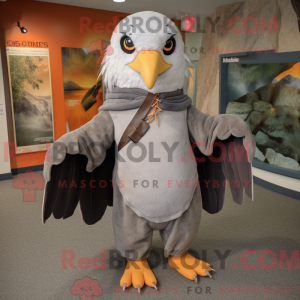 Mascot character of a Gray...