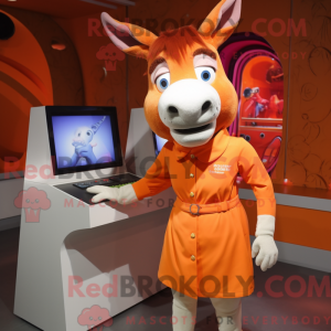 Personnage mascotte d un...
