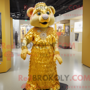 Mascottekarakter van een...