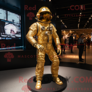 Mascot character of a Gold...