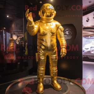 Mascot character of a Gold...