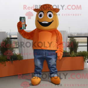 Mascot karakter van een...