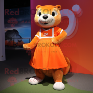 Orange Otter mascotte...