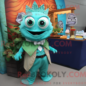 Mascottefiguur van een...