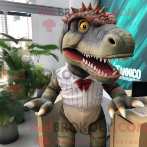 Mascot karakter van een...