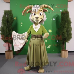 Mascot character of a Olive...
