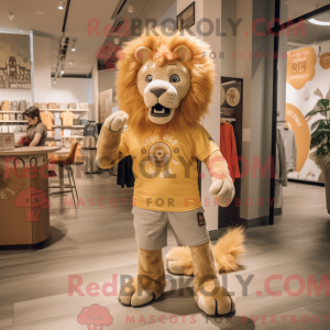 Maskotkarakter av en...